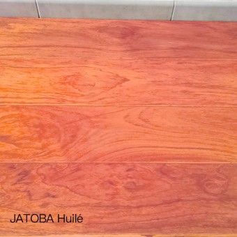 Jatoba - Parquet Jatoba massif brut 2 chanfreins