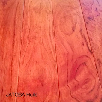 Jatoba - Parquet Jatoba massif brut 2 chanfreins