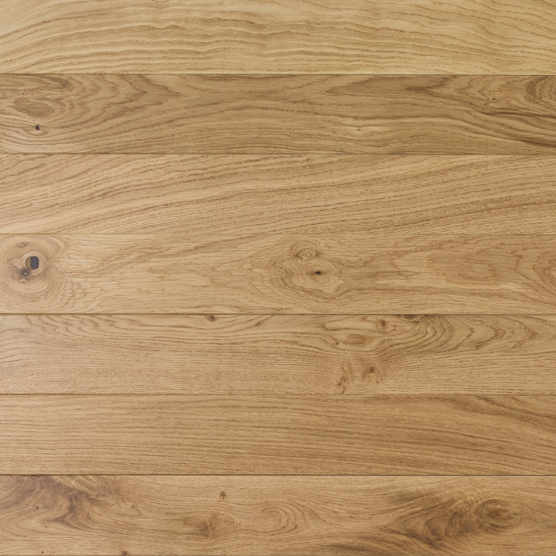 Parquet massif Chêne Premier - 14 x 90 mm - verni mat - brossé - Vendenheim