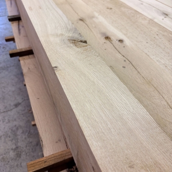 Traverse paysagère rabotée chêne massif 11 x 19 cm 2 m