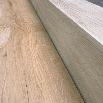 Traverse paysagère rabotée chêne massif 11 x 19 cm 2 m