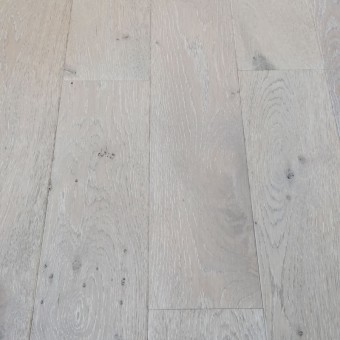 Finition brossé huilée Cendré 14 x 130 mm - Parquet chêne massif