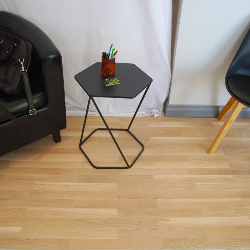 Parquet chêne contrecollé 3 frises verni COCONUT MAT Parquet chêne contrecollé 3 frises verni COCONUT MAT