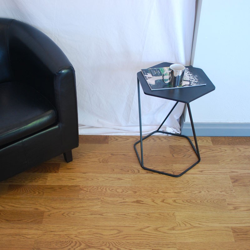 Parquet chêne contrecollé 2 frises verni CHENE FUME MAT Parquet chêne contrecollé 2 frises verni CHENE FUME MAT