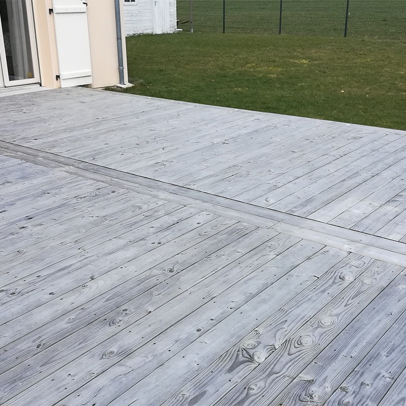 Lame de terrasse en Douglas naturel bombée 3m Evolution Bois