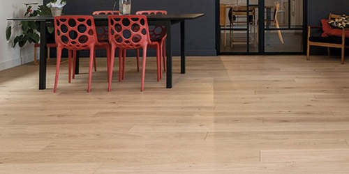 Parquet massif verni & huilé