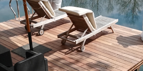 Terrasse exotique (Ipé, Padouk, Niové, etc)